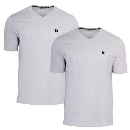 T-shirt homme Berno col V 100 % coton