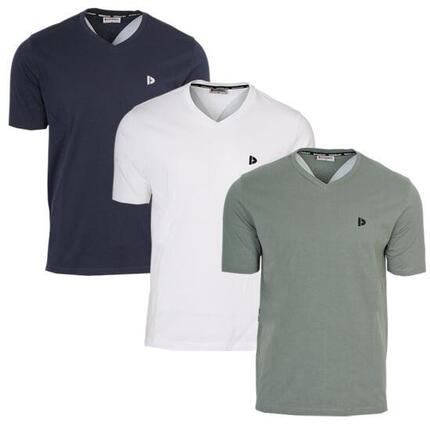 T-shirt homme Berno col V 100 % coton