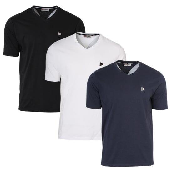 T-shirt homme Berno col V 100 % coton