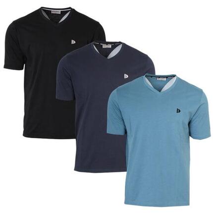 T-shirt homme Berno col V 100 % coton