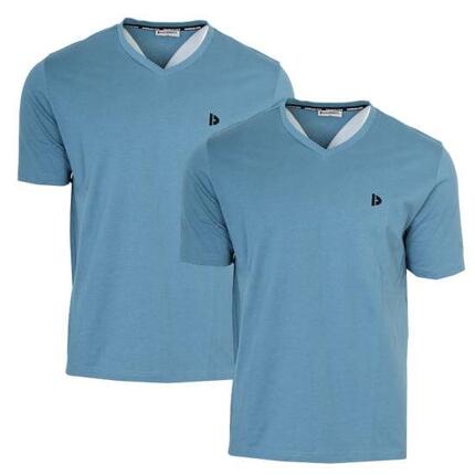 T-shirt homme Berno col V 100 % coton
