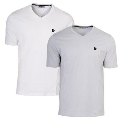Heren t-shirt berno v-neck hals 100% katoen