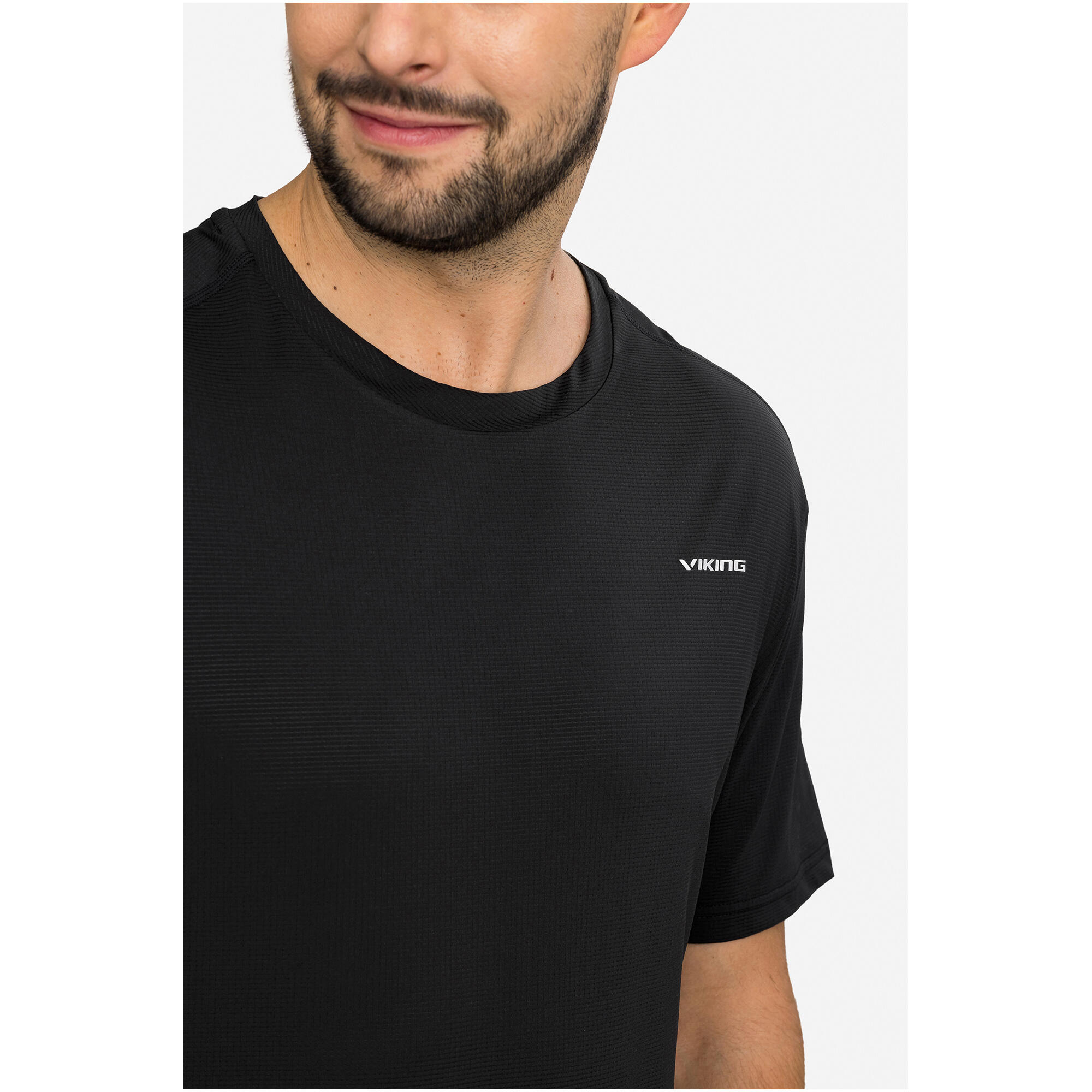 T-shirt męski VIKING Tover Man Polartec czarny 6/7