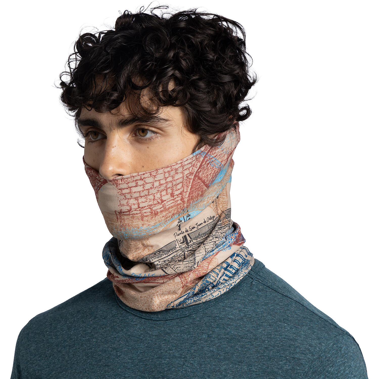 Braga de cuello CoolNet UV® Unisex Buff Blanco 4/7
