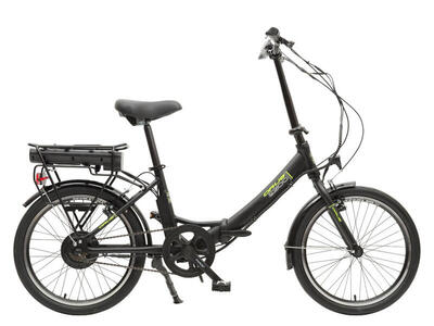 Orus e2100, vouwbare e-bike, 1 versnelling, 20 inch, zwart