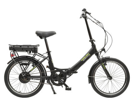 Orus E2100, vouwbare e-bike, 1 versnelling, 20 inch, zwart