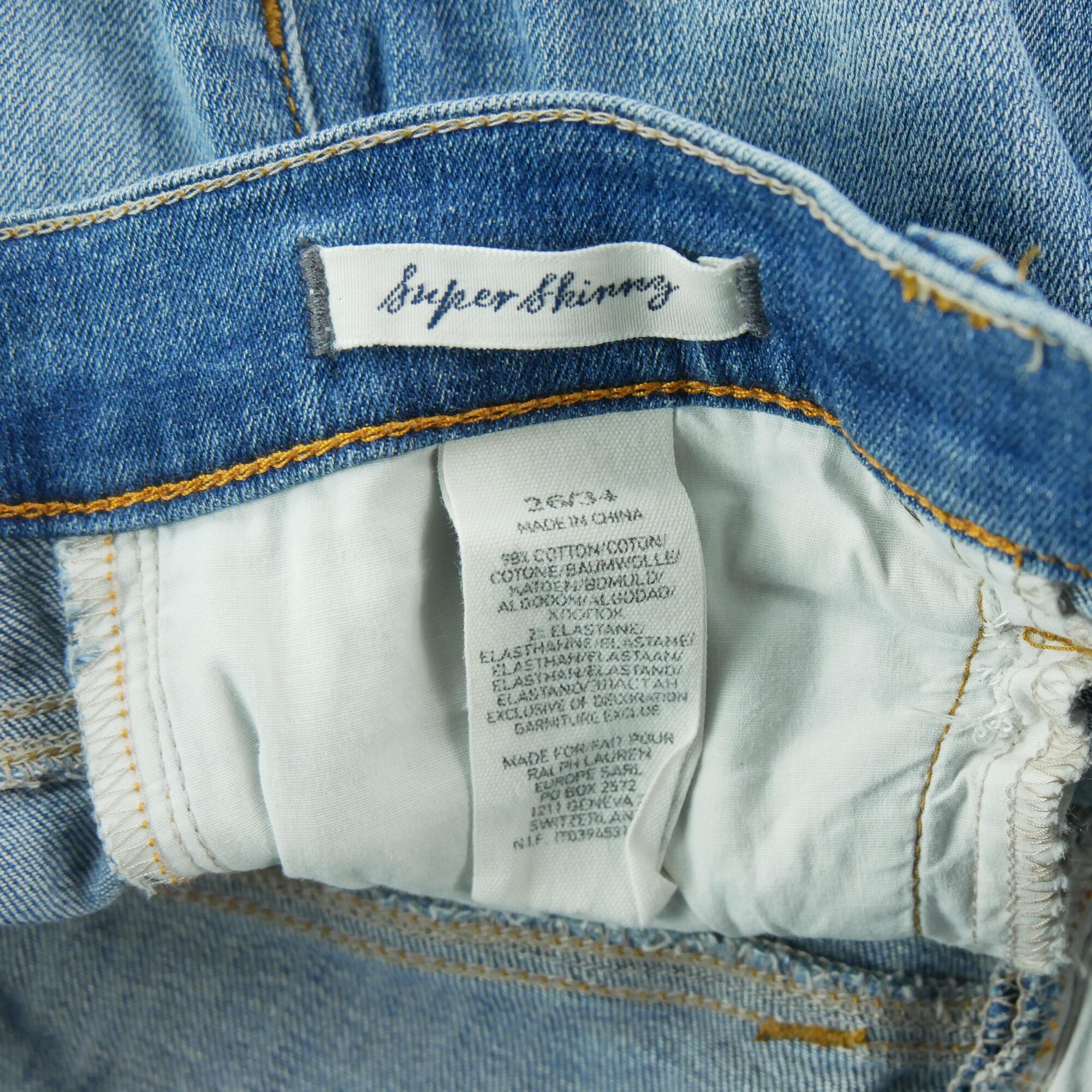 Refurbished - Lauren Ralph Lauren Damen Skinny Jeans - In sehr gutem Zustand 7/7
