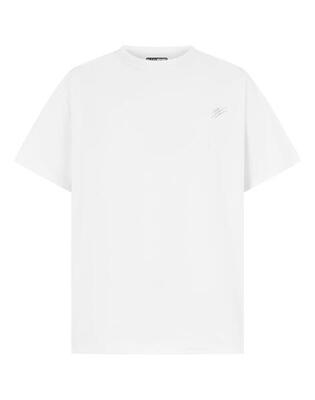 Round neck t-shirt chrome scratch
