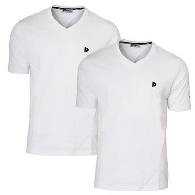 Heren t-shirt berno v-neck hals 100% katoen