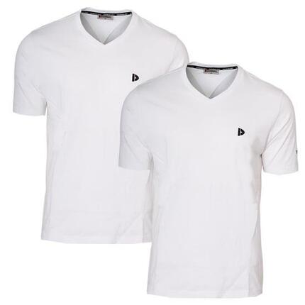 T-shirt homme Berno col V 100 % coton
