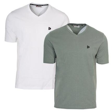 T-shirt homme Berno col V 100 % coton