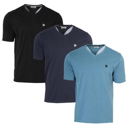 T-shirt homme Berno col V 100 % coton