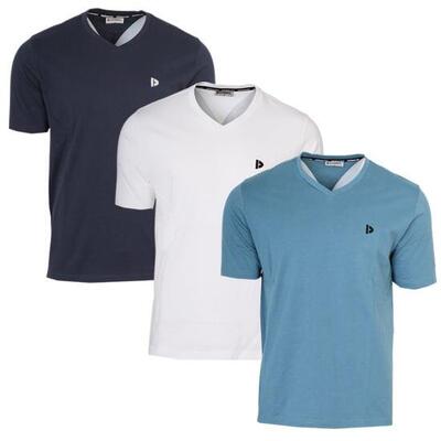 Heren t-shirt berno v-neck hals 100% katoen