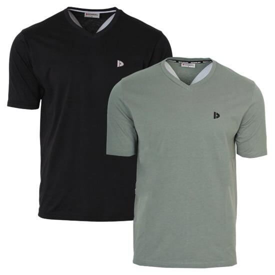 T-shirt homme Berno col V 100 % coton