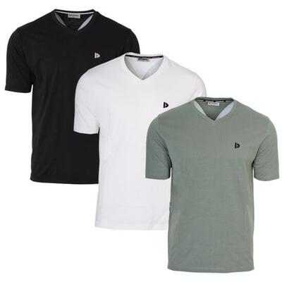 Heren t-shirt berno v-neck hals 100% katoen
