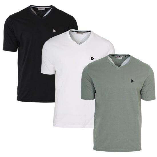 T-shirt homme Berno col V 100 % coton