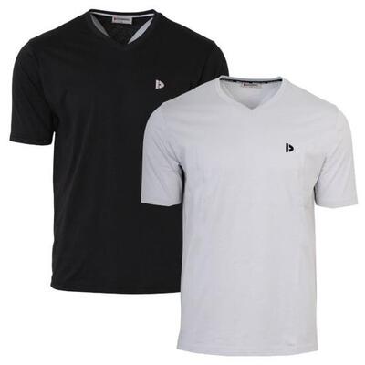 Heren t-shirt berno v-neck hals 100% katoen