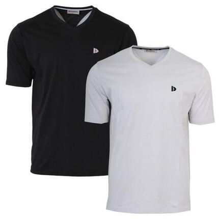 T-shirt homme Berno col V 100 % coton