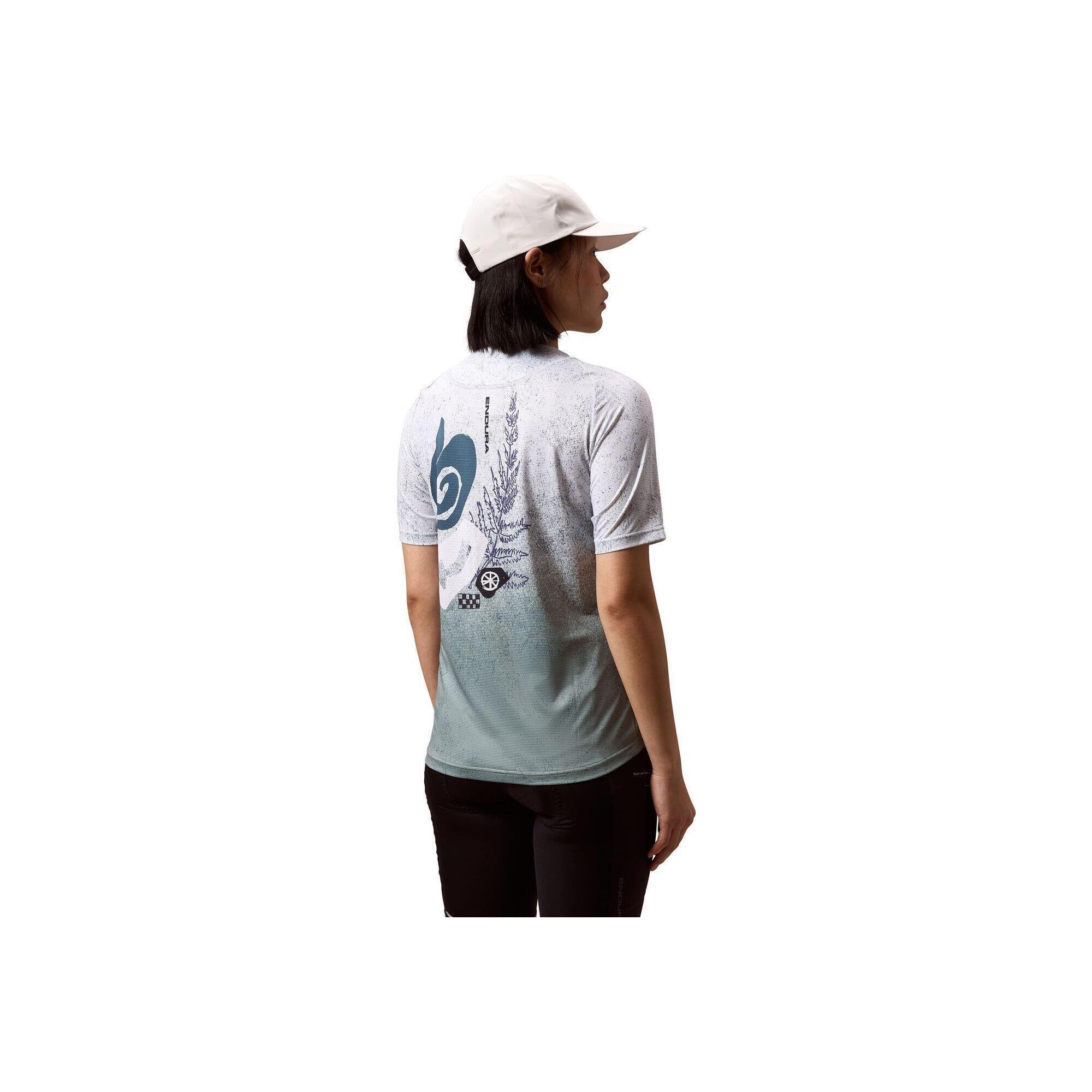 Tricou de ciclism pentru femei Endura Singletrack Print W
