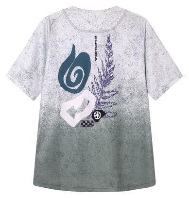 Maglia a maniche corte Endura Singletrack Print blu da donna 7/7