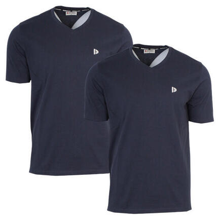 T-shirt homme Berno col V 100 % coton