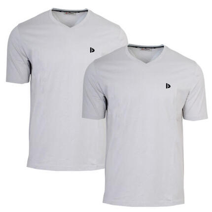 T-shirt homme Berno col V 100 % coton