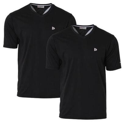 Heren t-shirt berno v-neck hals 100% katoen