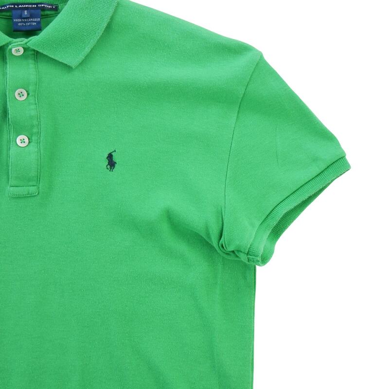 Second life - Tricou Polo Ralph Lauren damă cu mânecă scurtă verde - Bun