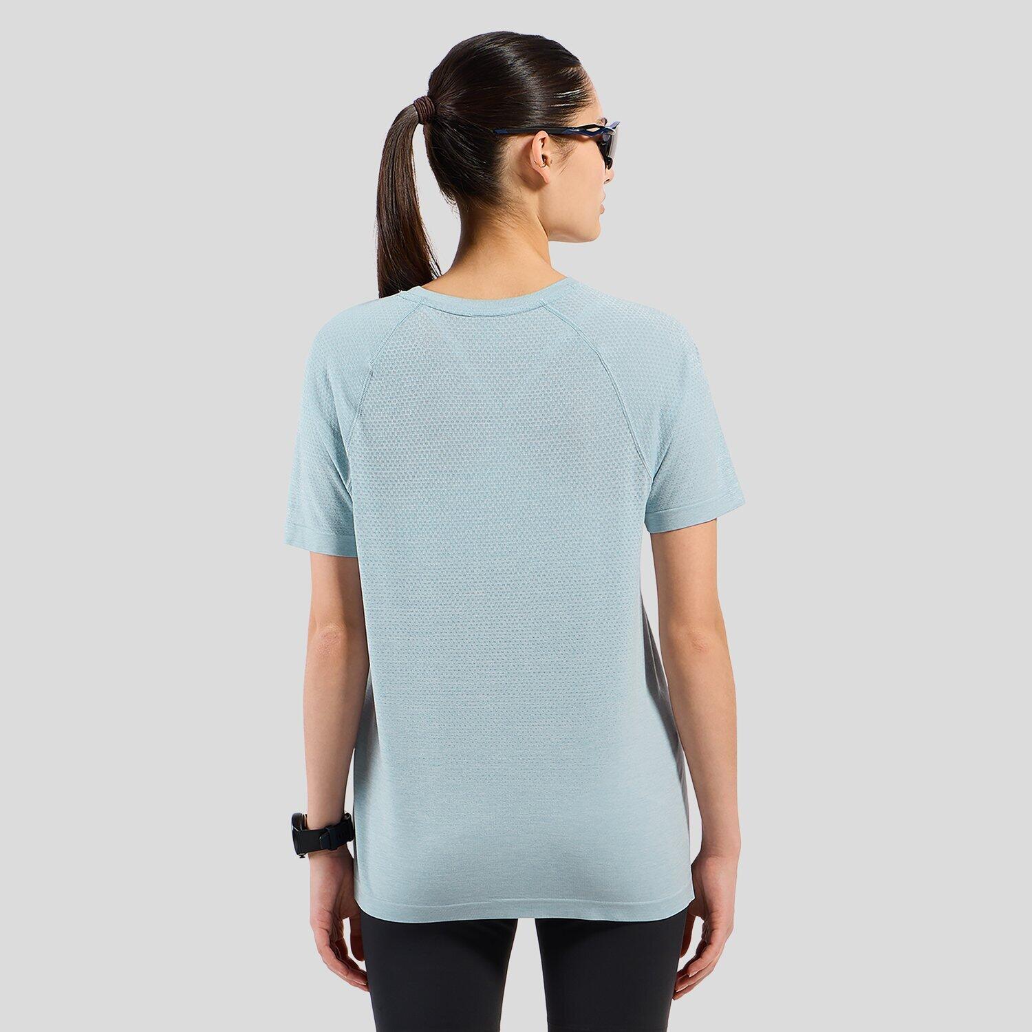 Essentials naadloos hardloopshirt met lange mouwen 2.0 ODLO 2/5
