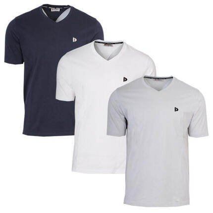 T-shirt homme Berno col V 100 % coton