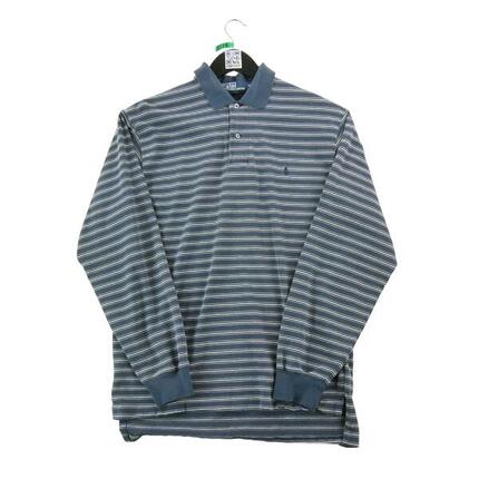 Seconde vie - Polo manches longues Homme Gris - Très bon état