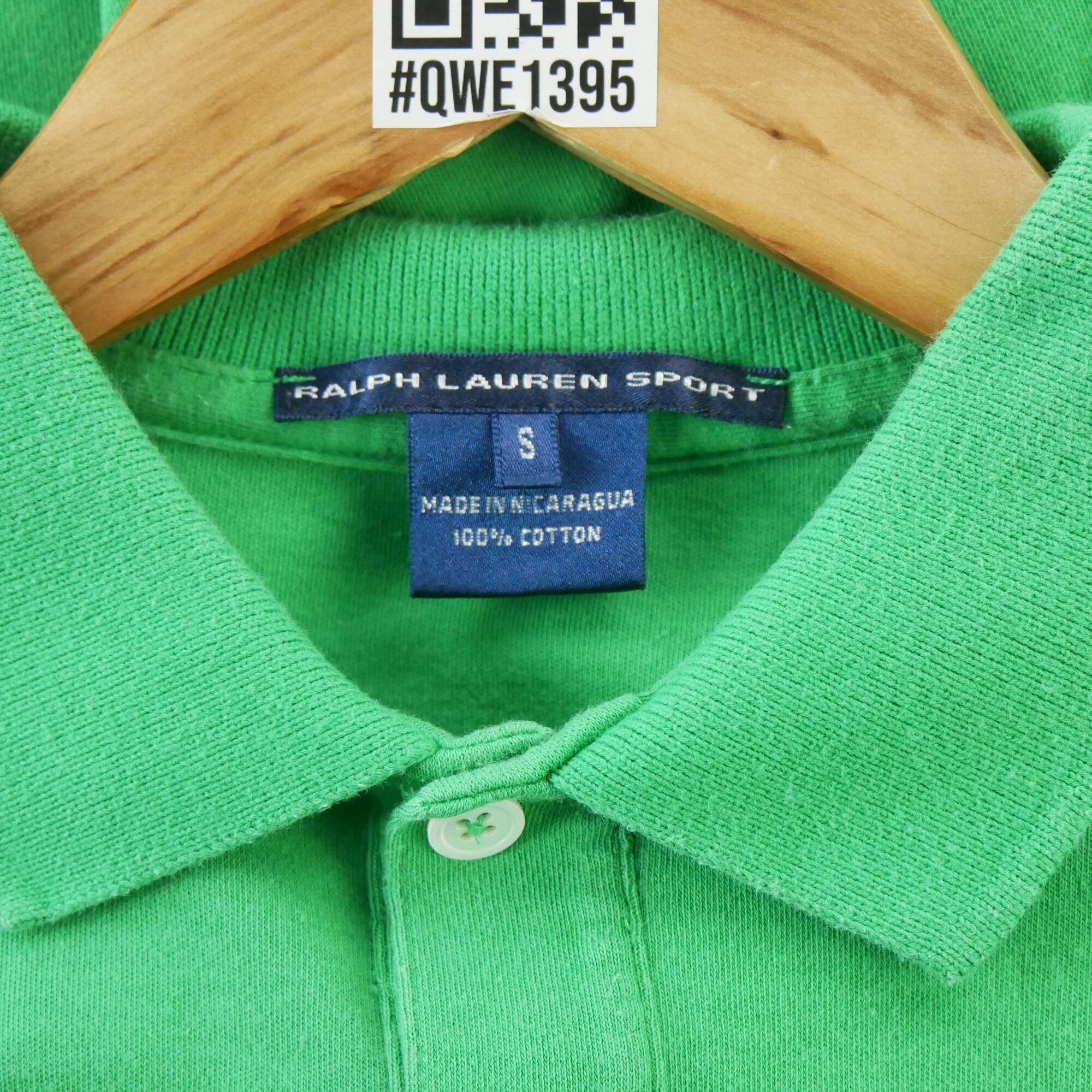 Second hand - Polo maniche corte donna verde Polo Ralph Lauren - Stato buono 7/7