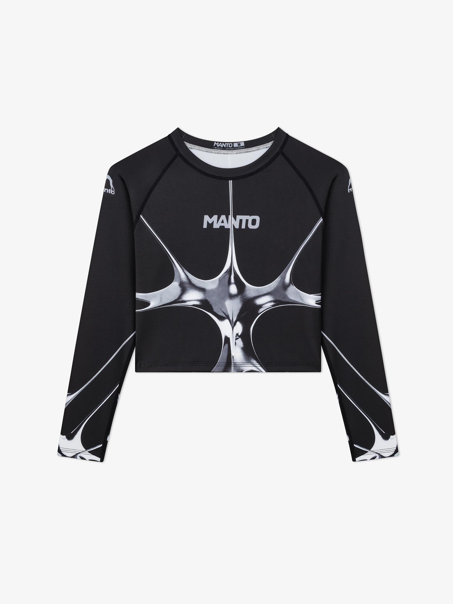 MANTO rashguard CHROME czarny 2/7