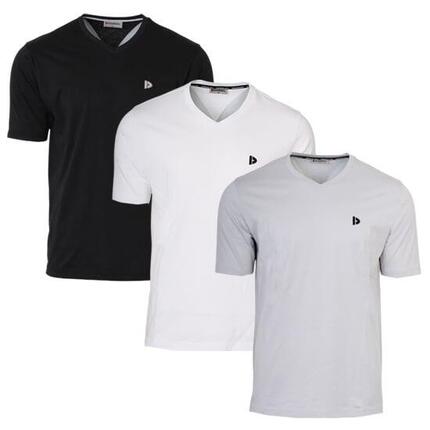 T-shirt homme Berno col V 100 % coton