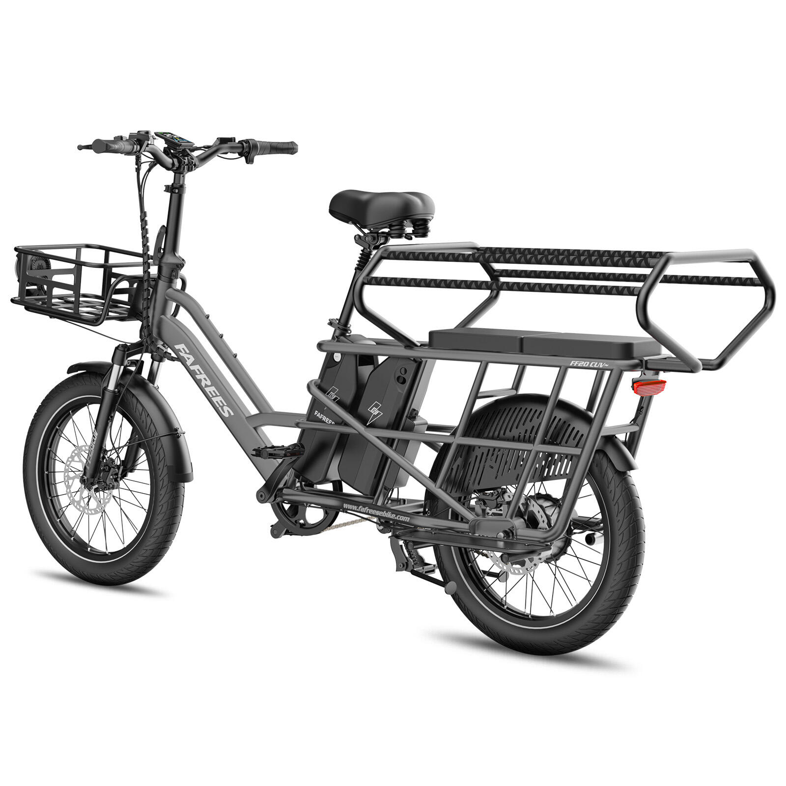 FAFREES FF20 CUV Modulares Longtail-E-Bike – Dual-Akku 30 Ah 3/7