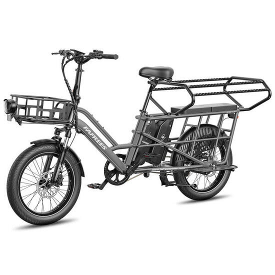 Vélo cargo électrique modulaire FAFREES FF20 CUV – Double batterie 30 Ah