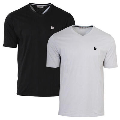 Heren t-shirt berno v-neck hals 100% katoen