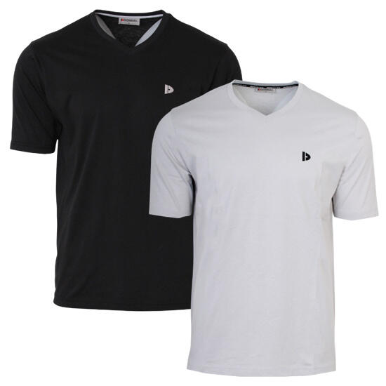 T-shirt homme Berno col V 100 % coton