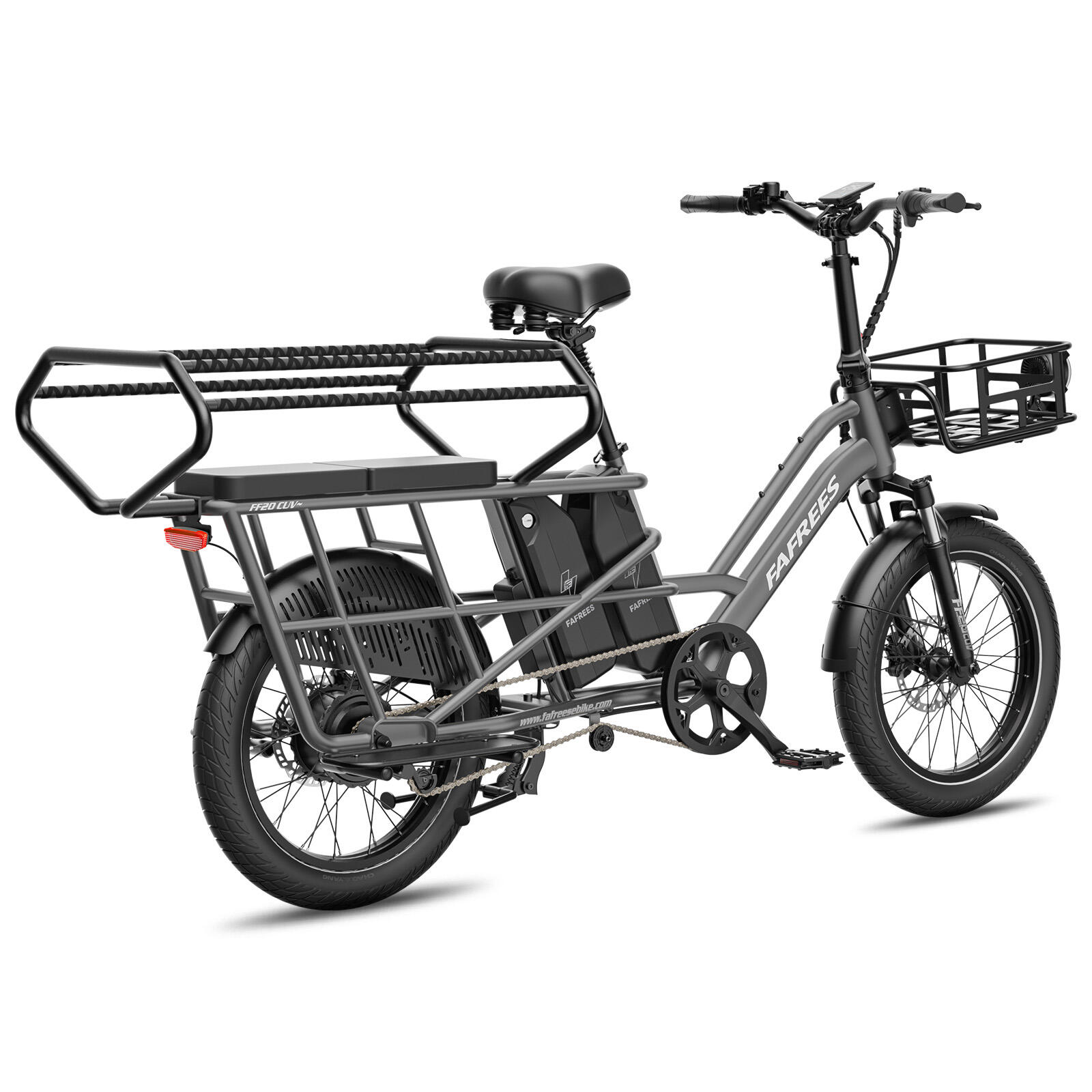 FAFREES FF20 CUV Modulares Longtail-E-Bike – Dual-Akku 30 Ah 4/7