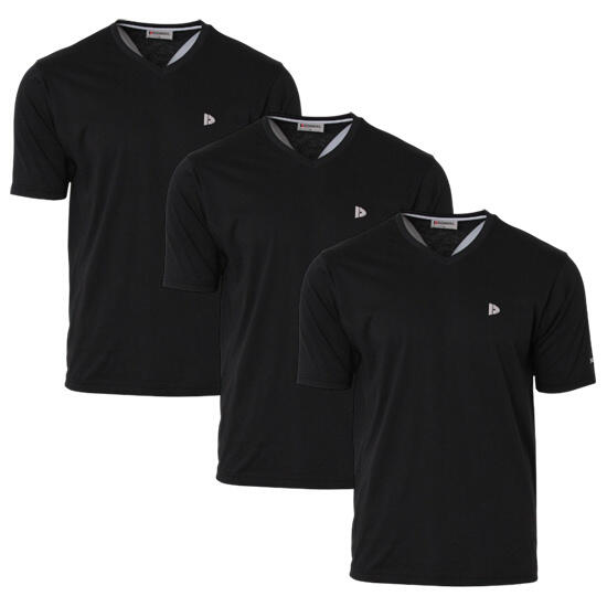 T-shirt homme Berno col V 100 % coton