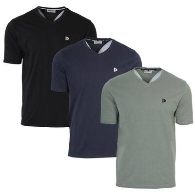 Heren t-shirt berno v-neck hals 100% katoen