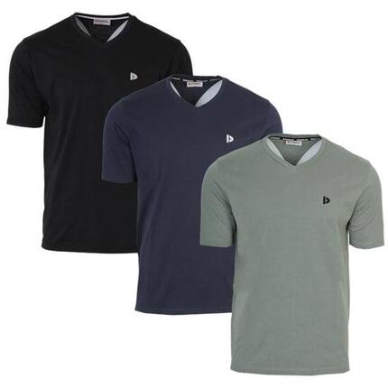 T-shirt homme Berno col V 100 % coton