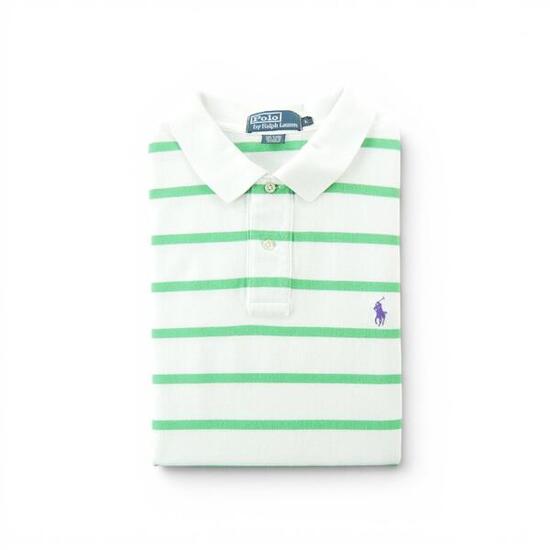 Seconde vie - Polo manches courtes Homme Blanc - Bon état