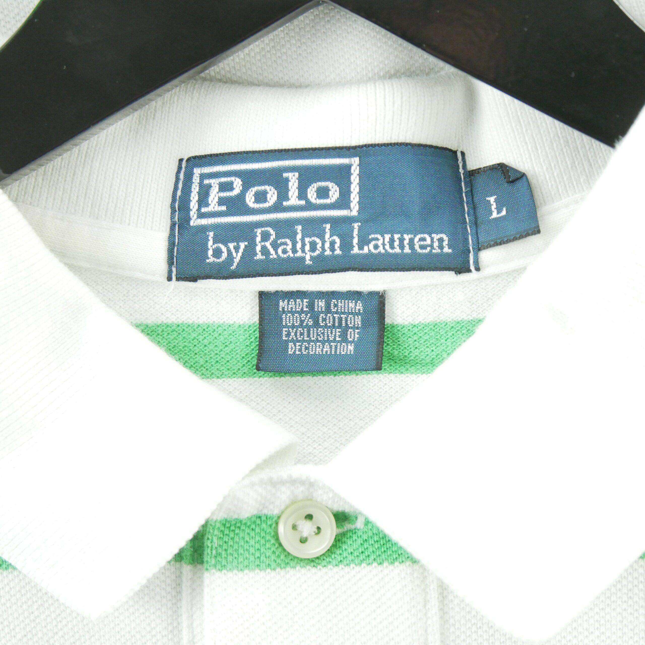Second hand - Polo Ralph Lauren maniche corte uomo bianco - Stato buono 7/7