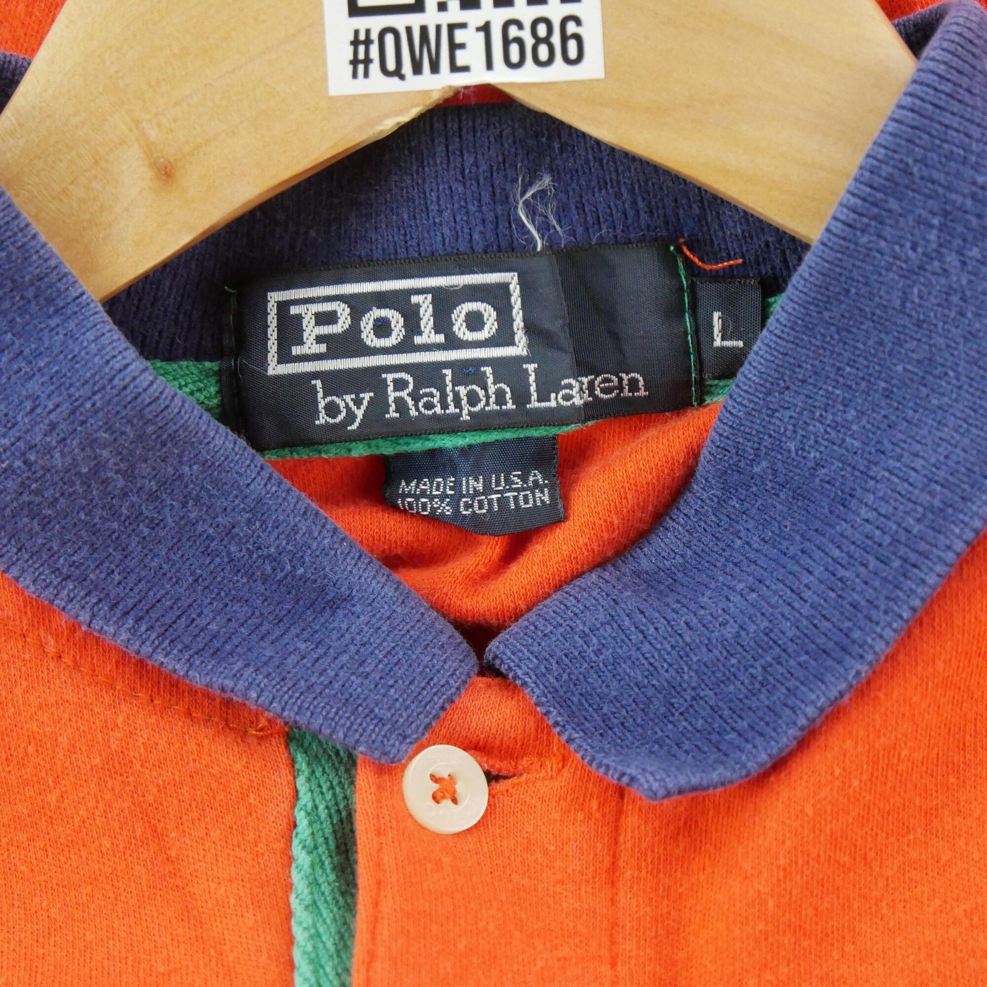 Second hand - Polo Ralph Lauren uomo maniche corte vintage - Stato buono 7/7