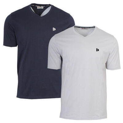 Heren t-shirt berno v-neck hals 100% katoen