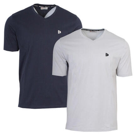 T-shirt homme Berno col V 100 % coton