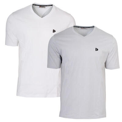 Heren t-shirt berno v-neck hals 100% katoen