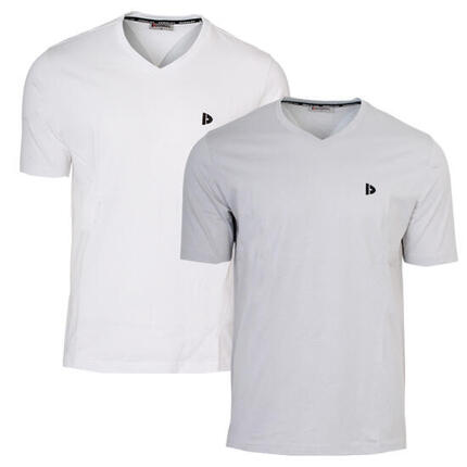 T-shirt homme Berno col V 100 % coton