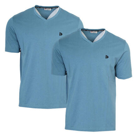 T-shirt homme Berno col V 100 % coton